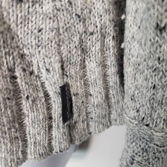 Woolrich Women's Medium Heather Grey Cowl Neck Sweater Wool Blend Winter Fall - Picture 7 of 8